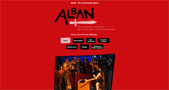Desktop Screenshot of albanopera.org.uk